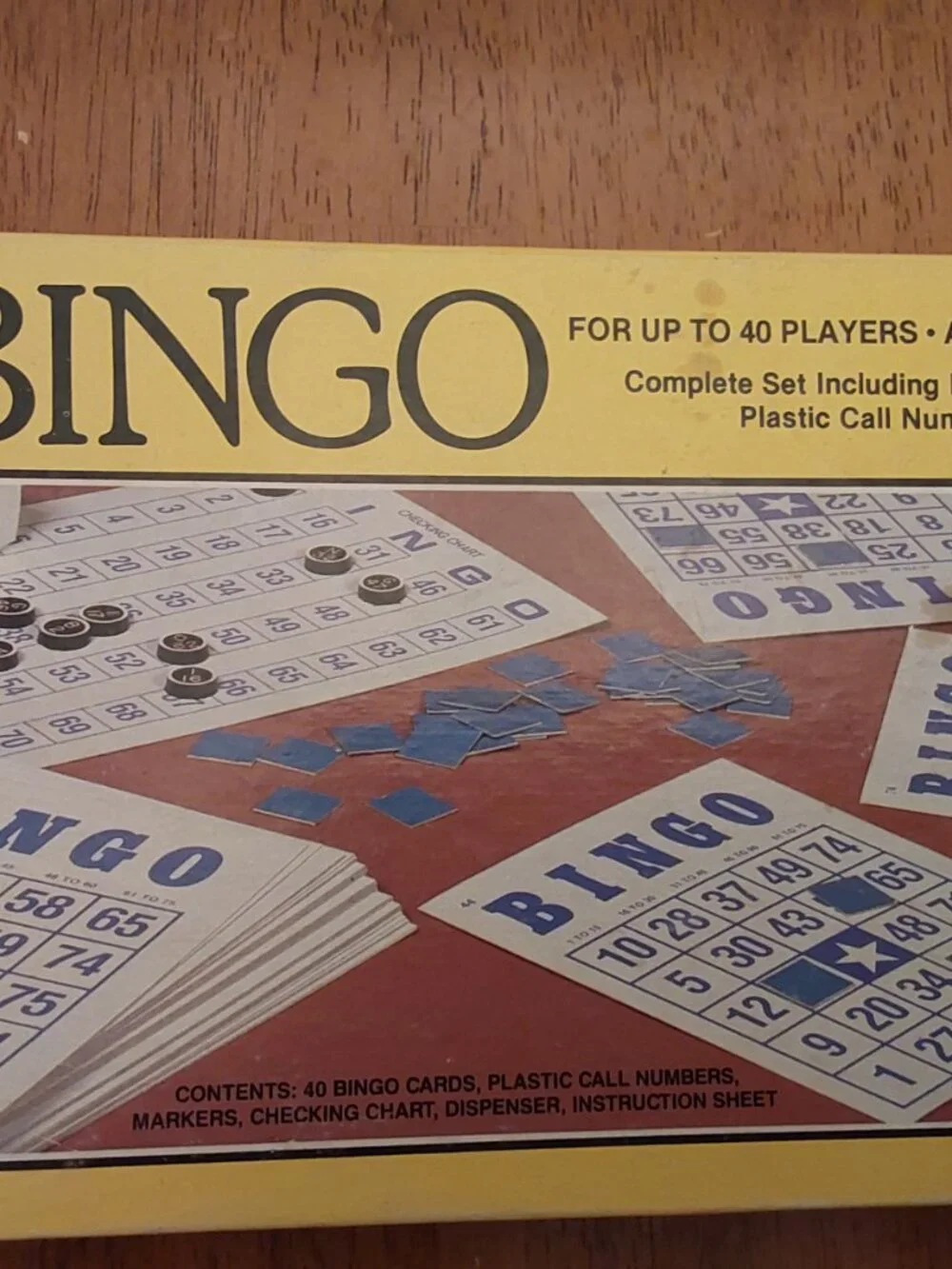 VINTAGE 1981 BINGO 40-Card Game by Whitman/Western Publishing LIKE NEW